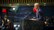 Behind the scenes at the UN Climate Summit, Sept 23, 2014. Photo: United Nations / John Gillespie